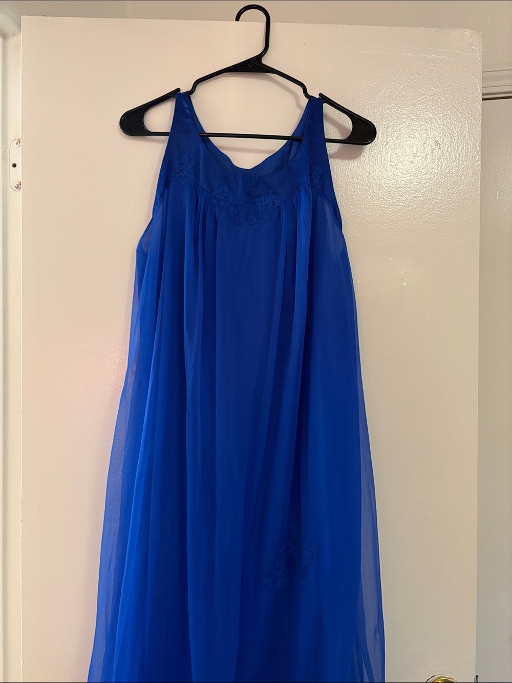 Blue Sheer Nightgown